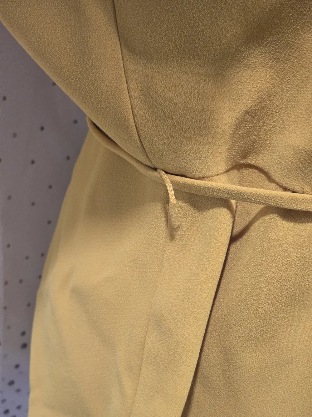 J. Crew Mustard Wrap-Front Peplum Top - Women's Sz 10